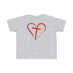 Heart and Cross Toddler's Fine Jersey Tee