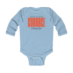 God Given Courage Infant Long Sleeve Bodysuit
