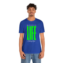 Blessed Life Men's Jersey Short Sleeve Tee
