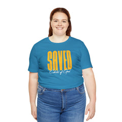Saved Child of God Unisex Jersey Short Sleeve Tee
