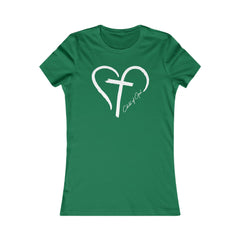 Heart and Cross Women's Favorite Tee