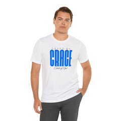 Saved By Grace Men's Jersey Short Sleeve Tee