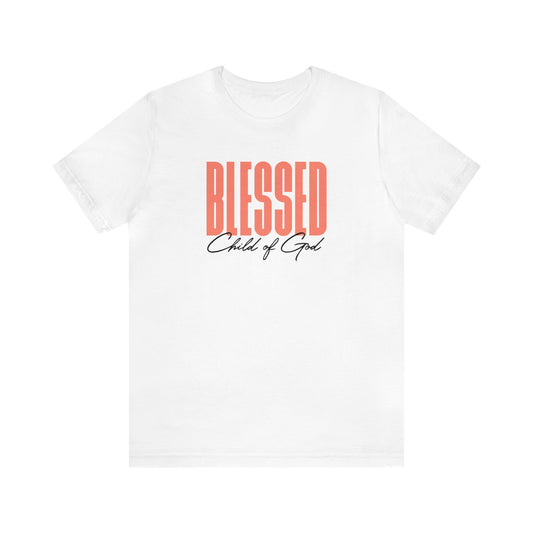 Blessed Child of God Men's Jersey Short Sleeve Tee