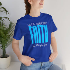 Unwavering Faith Unisex Jersey Short Sleeve Tee