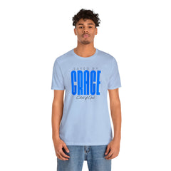 Saved By Grace Men's Jersey Short Sleeve Tee