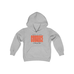 God Given Courage Youth Heavy Blend Hooded Sweatshirt