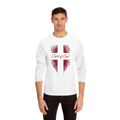 Shield and Cross Men's Long Sleeve T-Shirt