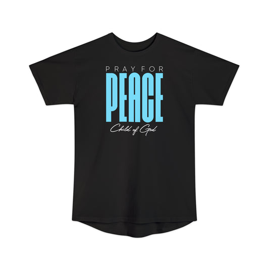 Beten Sie für den Frieden Unisex Long Body Urban Tee