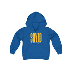 Saved Child of God Youth Heavy Blend Hooded Sweatshirt