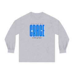 Saved by Grace Men's Long Sleeve T-Shirt