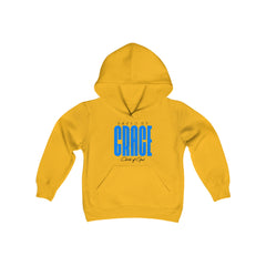 Saved by Grace Youth Heavy Blend Hooded Sweatshirt