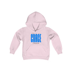 Saved by Grace Youth Heavy Blend Hooded Sweatshirt