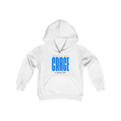 Saved by Grace Youth Heavy Blend Hooded Sweatshirt