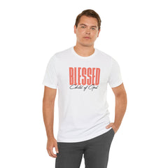 Blessed Child of God Men's Jersey Short Sleeve Tee