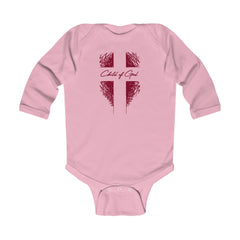 Shield and Cross Infant Long Sleeve Bodysuit