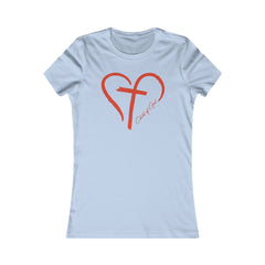 Heart and Cross Women's Favorite Tee