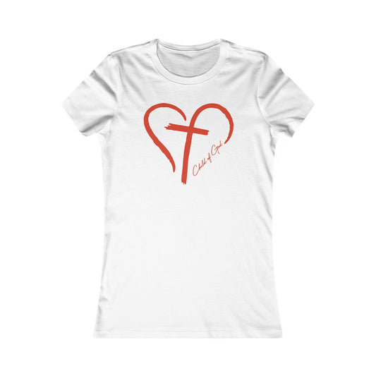 Heart and Cross Women's Favorite Tee