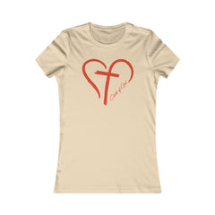 Heart and Cross Women's Favorite Tee