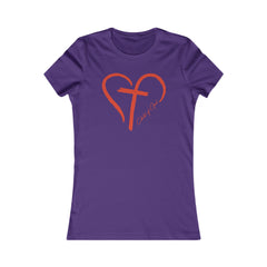 Heart and Cross Women's Favorite Tee