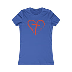 Heart and Cross Women's Favorite Tee