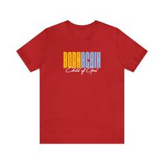 Born Again Child of God Men's Jersey Short Sleeve Tee