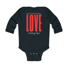 Unconditional Love Infant Long Sleeve Bodysuit