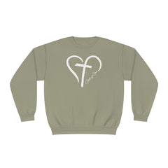 Heart and Cross Men's NuBlend® Crewneck Sweatshirt