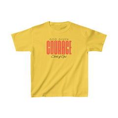 Camiseta infantil God Given Courage Heavy Cotton™