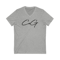 Camiseta masculina CoG Child of God de manga curta com decote em V