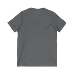 Camiseta masculina Heart and Cross de manga curta com decote em V