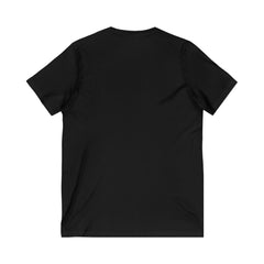 Camiseta masculina Heart and Cross de manga curta com decote em V