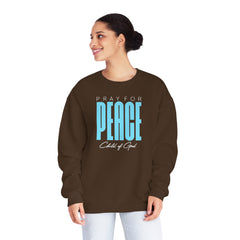 Pray for Peace Unisex NuBlend® Crewneck Sweatshirt