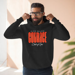 God Given Courage Men's Premium Pullover Hoodie