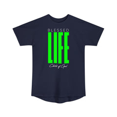 Blessed Life Men's Long Body Urban Tee