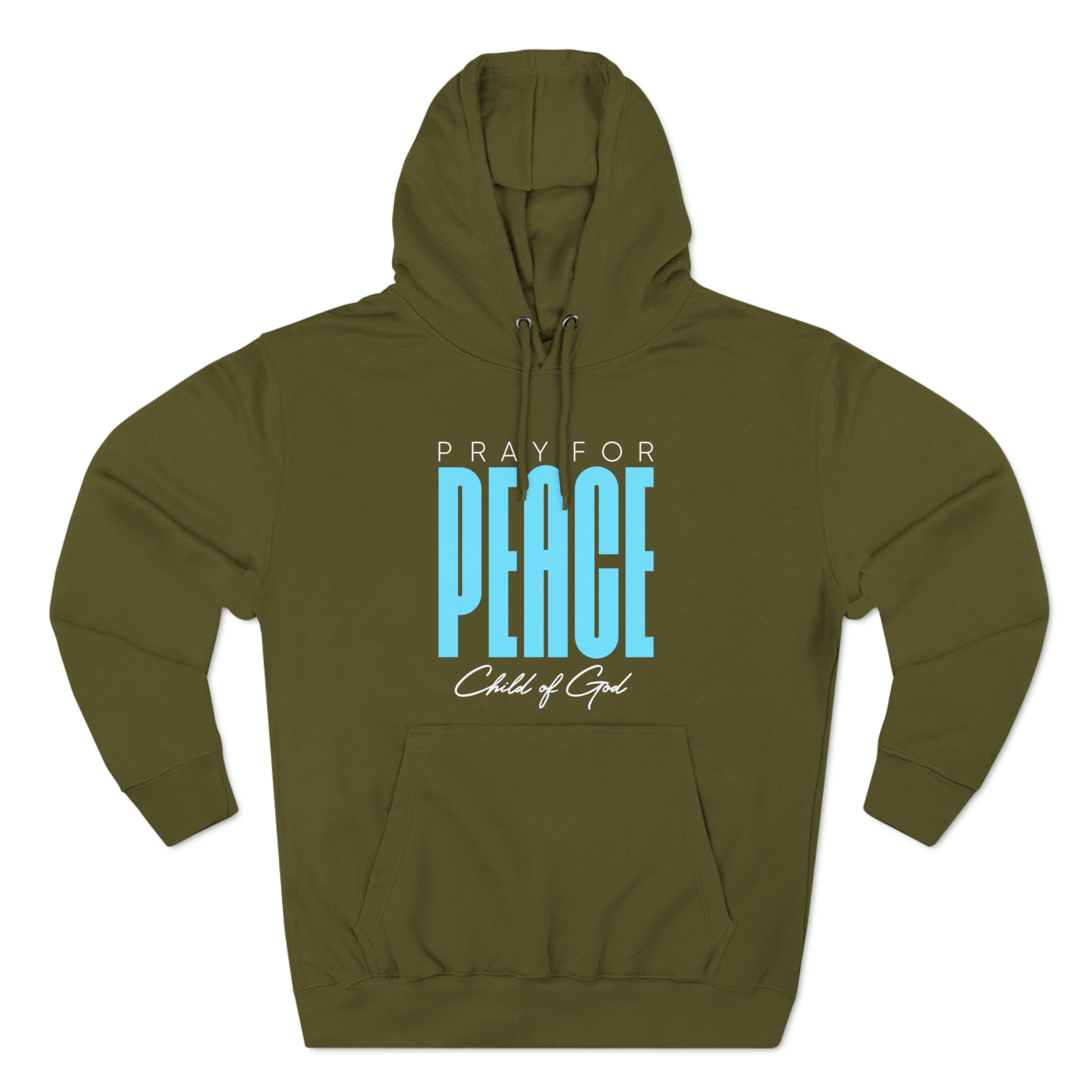 Pray For Peace Unisex Premium Pullover Hoodie - Child of God Project