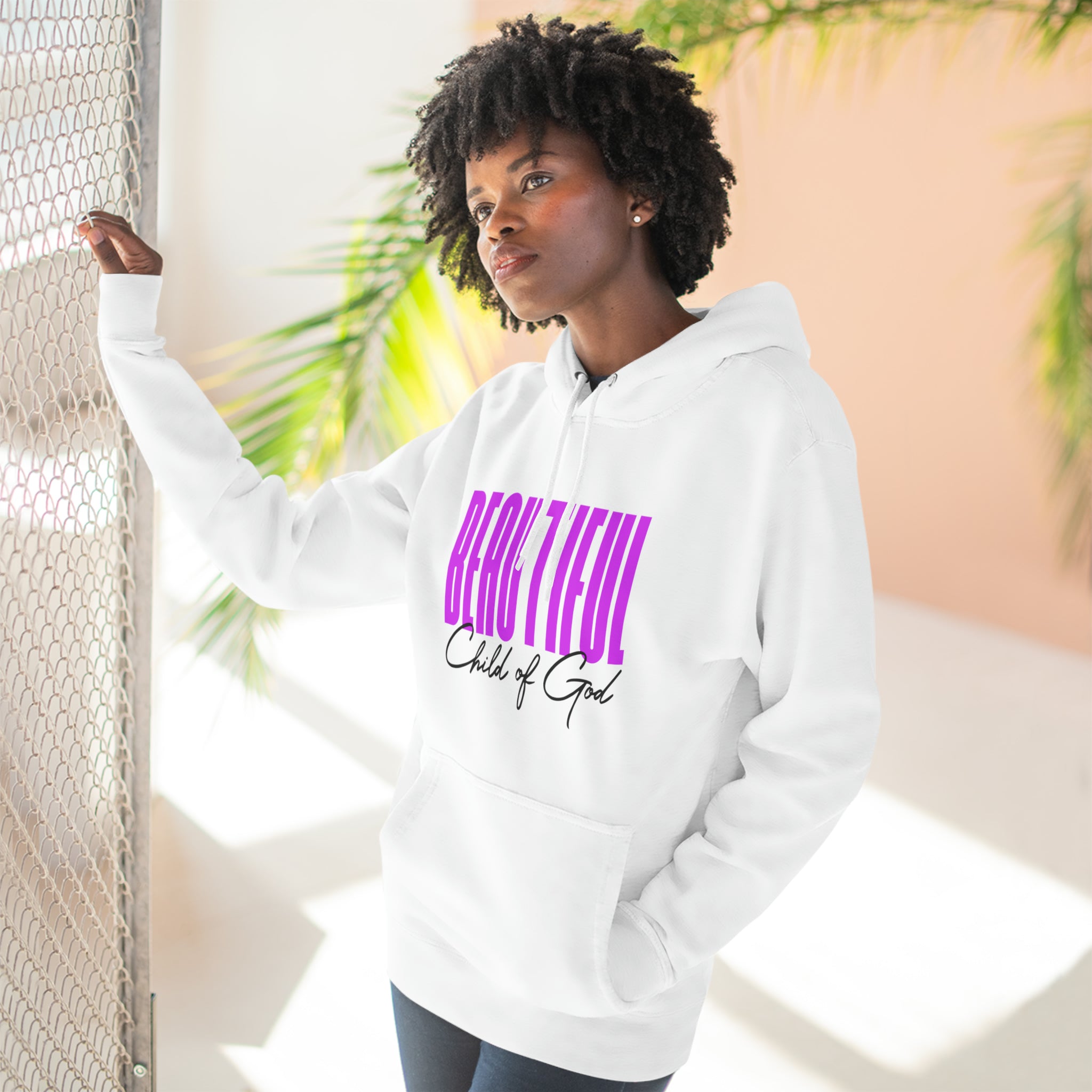 Beautiful Child of God Unisex Premium Pullover Hoodie - Child of God Project