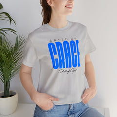 Camiseta de manga curta unissex Saved By Grace