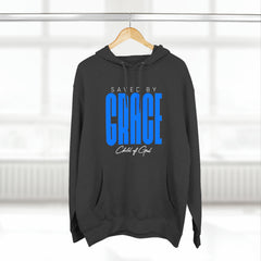 Saved by Grace Men's Premium Pullover Hoodie