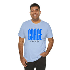 Saved By Grace Men's Jersey Short Sleeve Tee