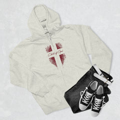 Shield and Cross Unisex Premium Full Zip Hoodie