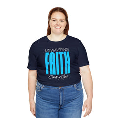 Unwavering Faith Unisex Jersey Short Sleeve Tee