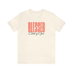 Blessed Child of God Men's Jersey Short Sleeve Tee