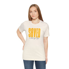 Camiseta unissex de manga curta Saved Child of God