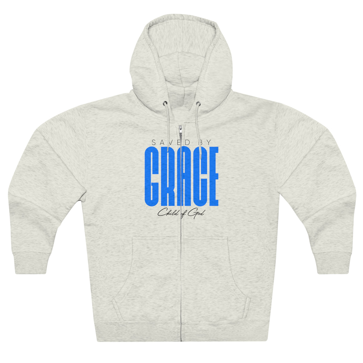 Saved by Grace Unisex Premium Full Zip Hoodie