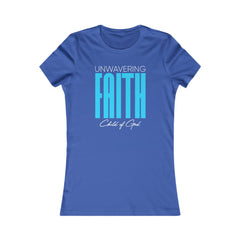 Camiseta favorita das mulheres da fé inabalável