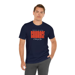 God Given Courage Men's Jersey Short Sleeve Tee