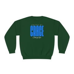 Saved by Grace Men's NuBlend® Crewneck Sweatshirt