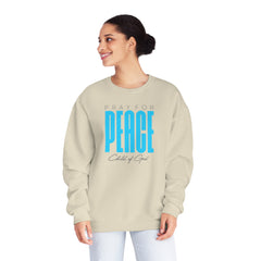 Pray for Peace Unisex NuBlend® Crewneck Sweatshirt