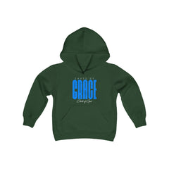 Saved by Grace Youth Heavy Blend Hooded Sweatshirt