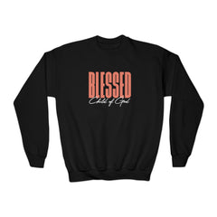 Blessed Child of God Youth Crewneck Sweatshirt